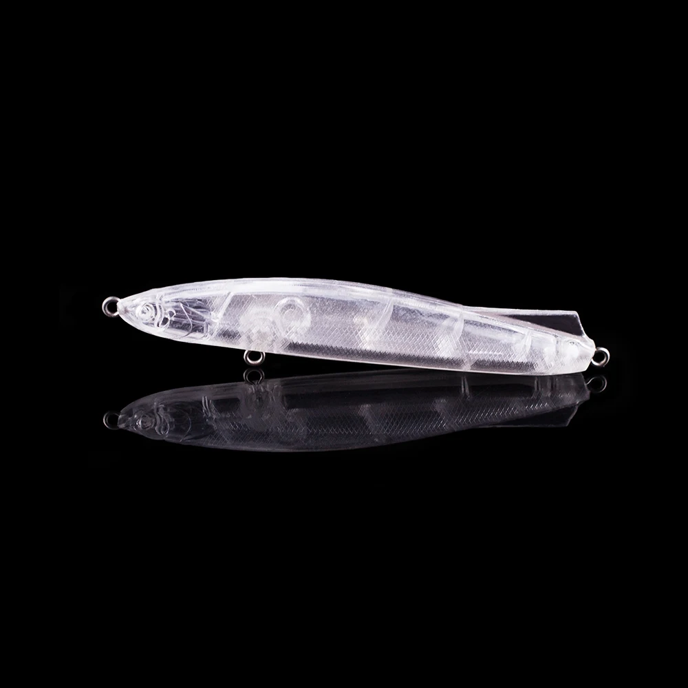 

Hanlin 10/20pcs Unpainted Sinking Minnow 9CM 13.5G Hard Plastic Bait Wobblers Pencil Fishing Lure Blanks Pike Trout Bass Tackle