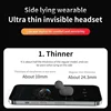 TWS Sleeping Earbuds Wireless Mini Headphones For Work Bluetooth Earphones Stereo Hidden Headsets with Mic HD Call Waterproof 4