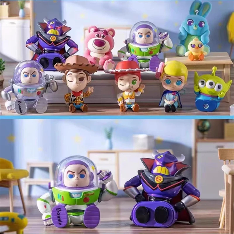 Disney Toy Story Sit Well Series Pixar Woody Buzz Lightyear Lotso Jessie Alien Bo Peep Ducky Action Figure Dolls Toys Regali Per Bambini