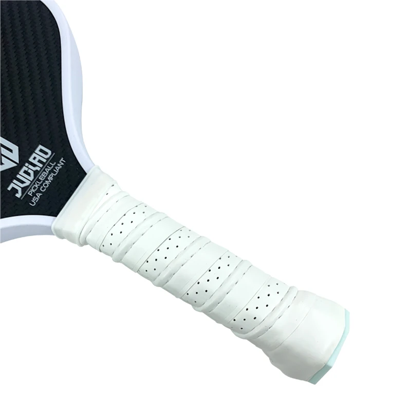 3K Raw Carbon Surface High Grit & Spin USAPA Compliant 16MM Polypropylene Honeycomb Core Lightweight Pickleball Paddle