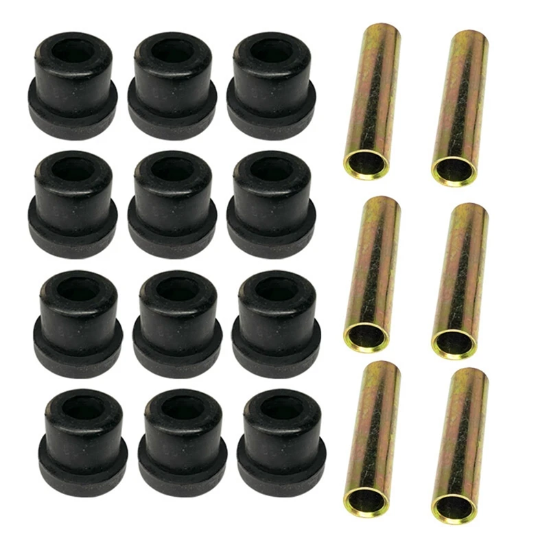 1 Set Rear Leaf Spring for Club Car DS Gas Electric Golf Cart Bushing and Sleeve Kit, 1015583 1012303 1992 Up