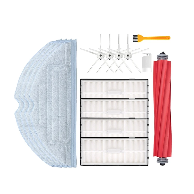 

Запчасти для Xiaomi Roborock S7 T7S T7PLUS, основная боковая щетка, Hepa фильтр, Швабра, наборы для пылесоса