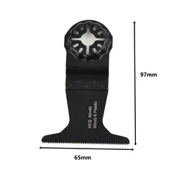 Wood Cutting Saw Blades Saw Blades Precision Teeth 65mm Cutting Oscillating Tools Saw Wood Cutting Black High Carbon Steel
