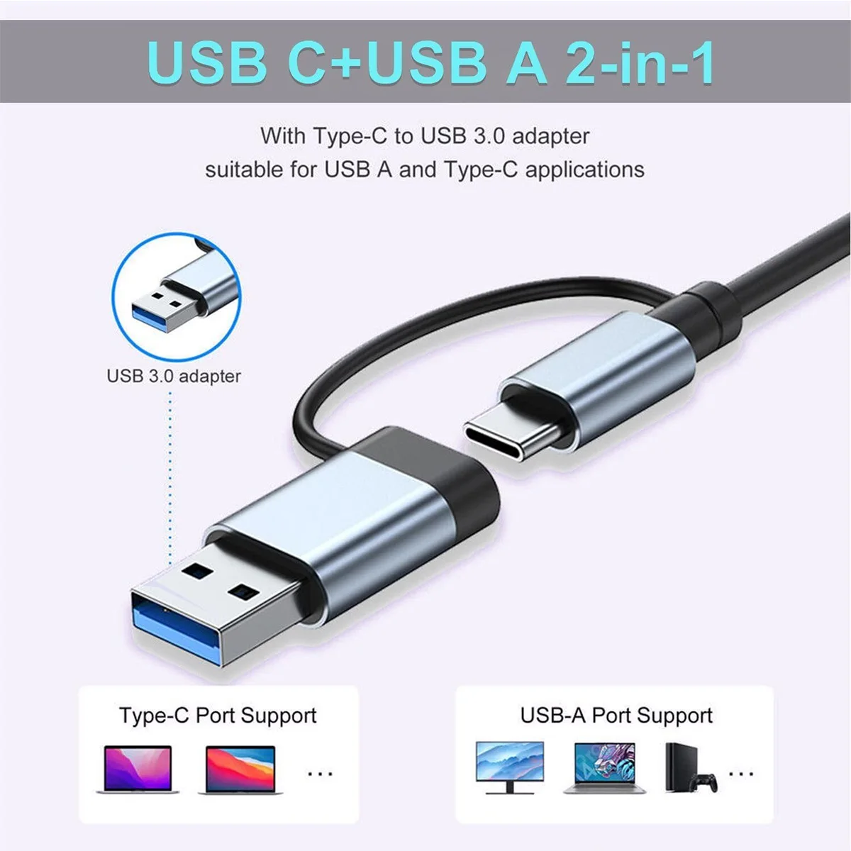 Premium Multi-Port USB 3.0 Hub with High-Speed Data Transfer