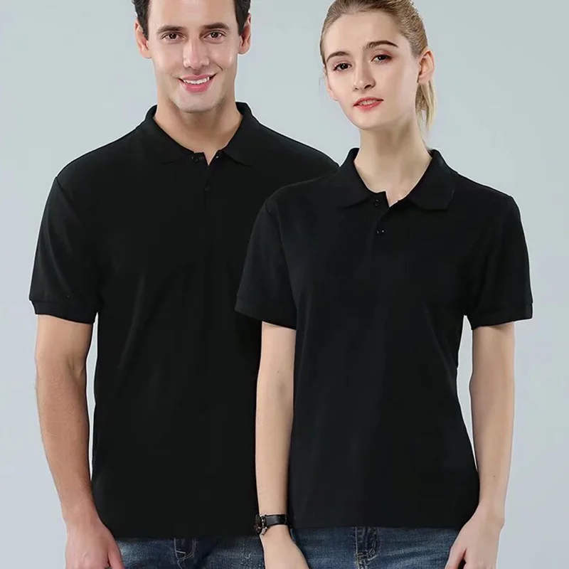 Polo shirt Men Women Summer Short Sleeved Casual Work Advertising Team Customization Design Logo