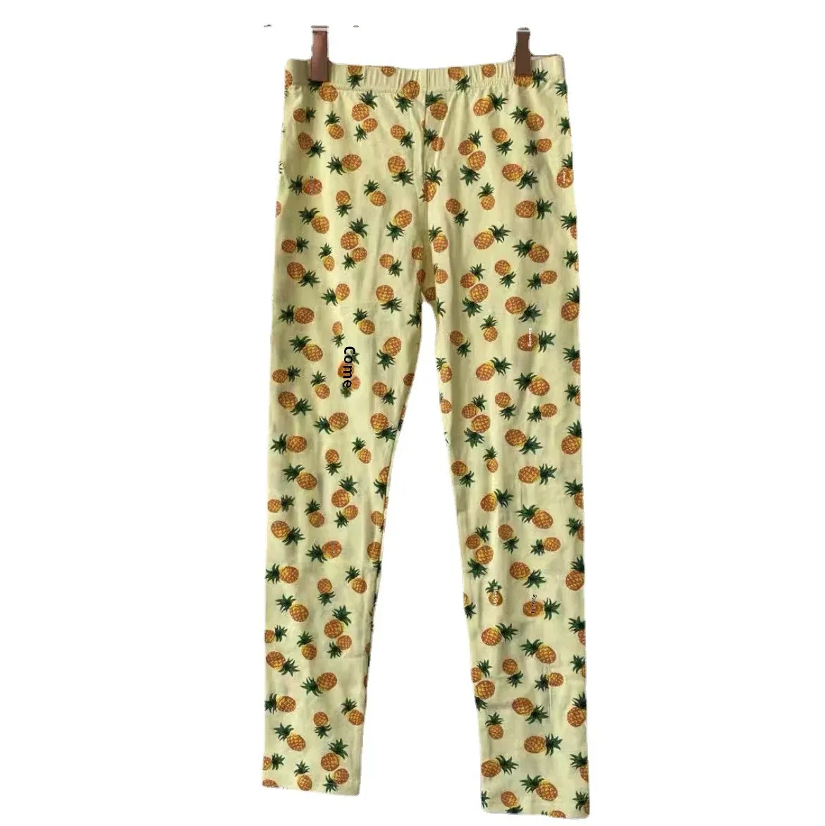 Casual Spring Autumn Children's Cartoon Cute Cotton Home Trousers For Girls Kids Sleepwear Midsize Small Sizes Chinese Stock
