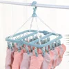 32 Clips Hanging Drying Rack Foldable Baby And Toddler Accessories Finishing Storage Rack 5