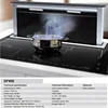 Downdraft Cooker Hoods Under Cabinet 90cm Range Hoods For Kitchen With Led Lights 5