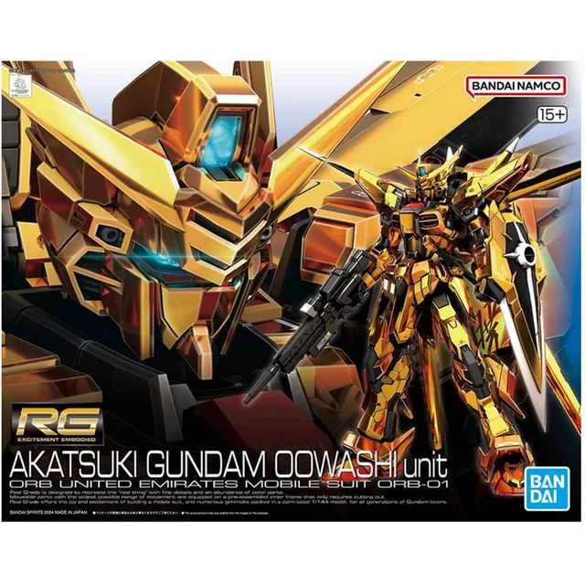 BANDAI GENUINE GUNDAM RG 1d AKATSUKI GUNDAM OOWASH unit BANDAI GENUINE GUNDAM RG 1d AKATSUKI GUNDAM OOWASH unit