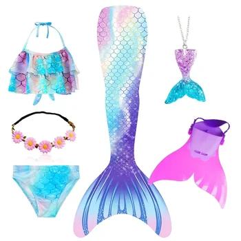 Girls Mermaid Tail Costume 1