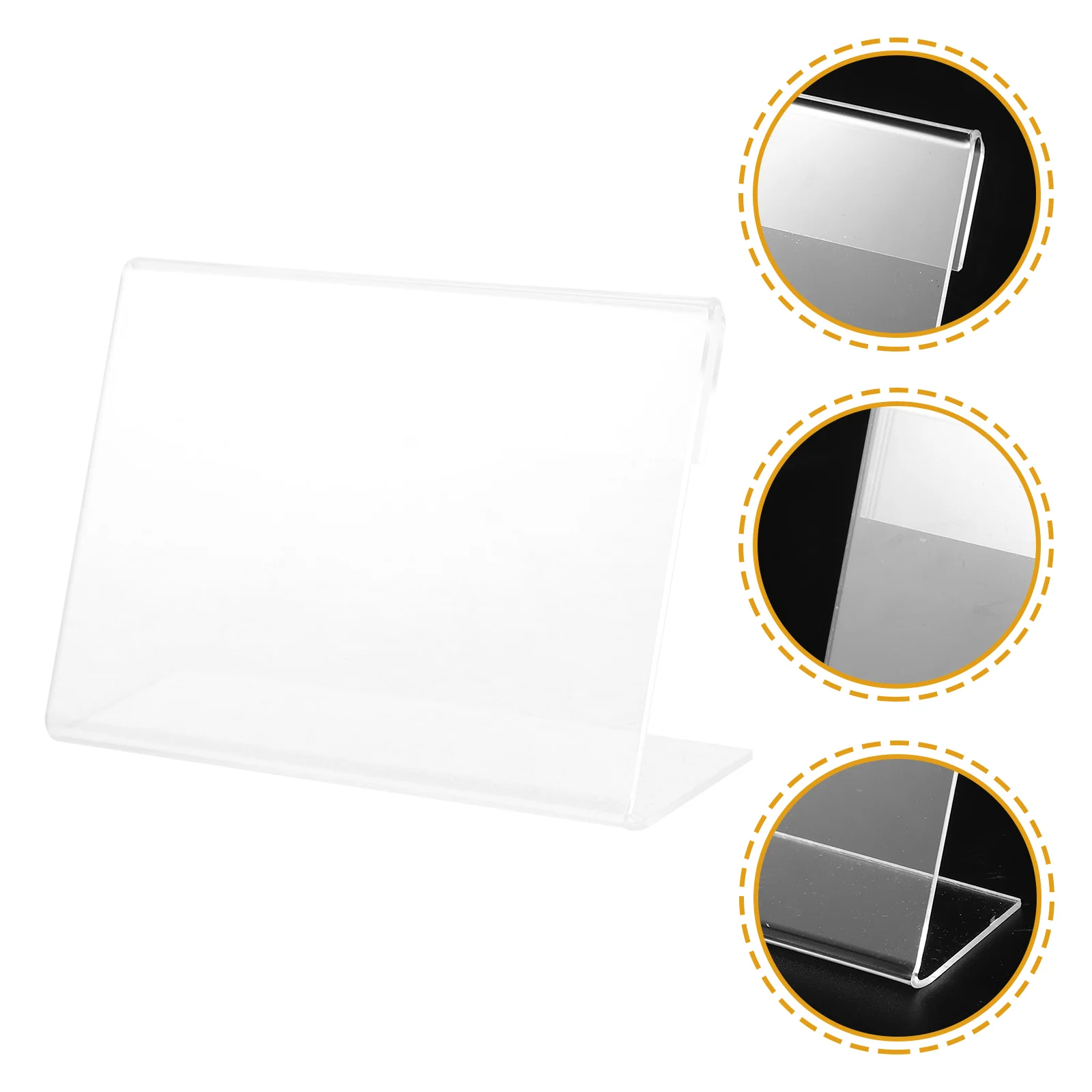 

Price Display Holder Board Price Tag Stands Label Holders for Supermarket A4 table standing desktop display price sign