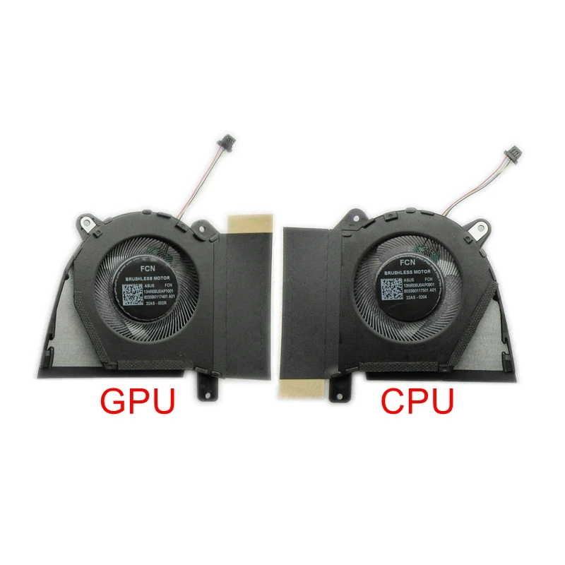

New Original Laptop CPU GPU Cooling Fan For ASUS ROG Zephyrus G14 GA402R GA402RJ GA402RK 13NR09U0AP0901 13NR09U0AP1001 2022