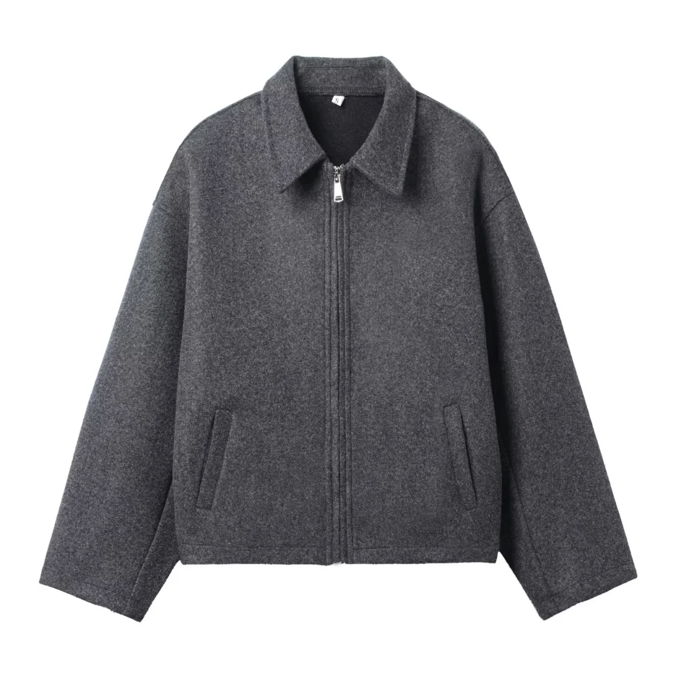 Women's Autumn Winter Woolen Jacket Coats Female Chic Loose Pockets Warm Outwears Women Simple Casual Youth Outerwear Jackets