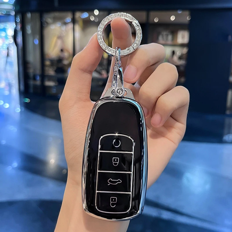 Tpu Car Key Shell Fob Holder Key Cover Case Per Chery Tigo 7 8 Pro Max Omoda C5 Tigo 7 8 Plus Arrizo 5 Plus Accessori