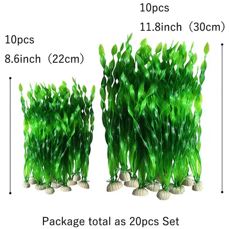 60pcs Artificial Aquarium Plants 5