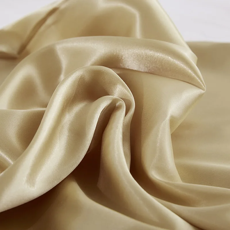 1PCS Silky Satin Pillowcase,Size 60x60cm,White silver Solid color,Gloss surface Sofa Bed Cushion Cover 5
