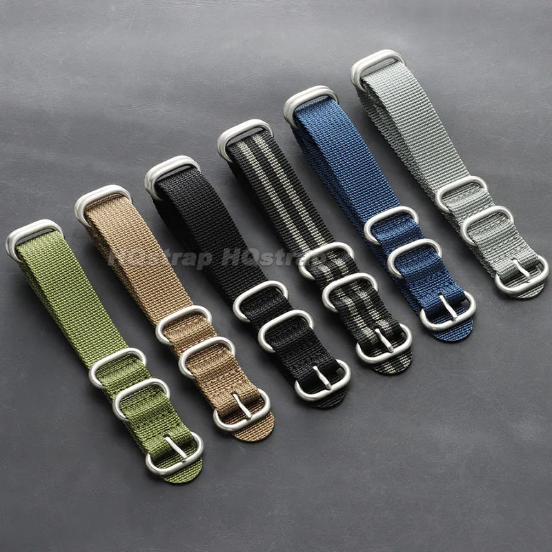 Stylish Woven Nylon Fabric Watch Band - Casual Sport Wristband Replacement Strap