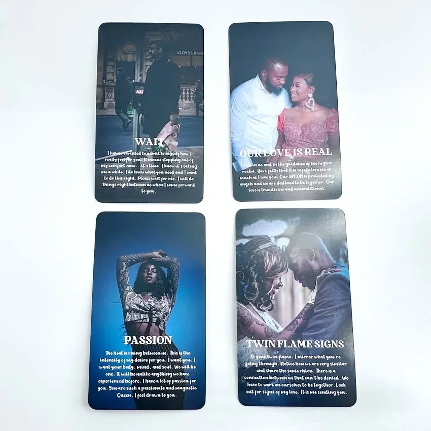 12x7 cm Geständnis von soulmate Orakel karten Deck Kartenspiele kein Handbuch – Detail 4