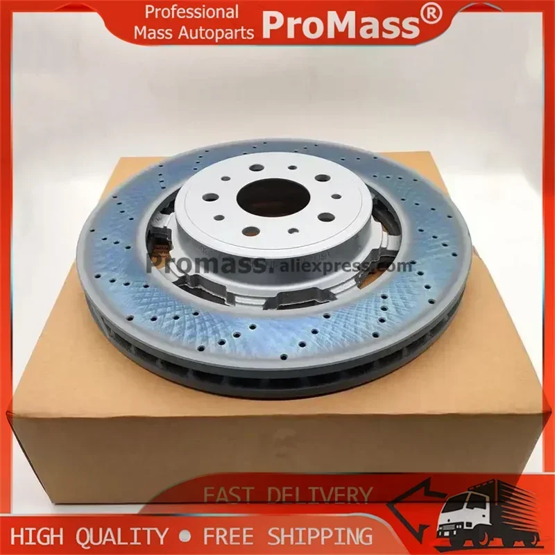 New 000235318 Drilled Disc Brake Rotor For Maserati Quattroporte 4.7T / MASERATI GRANTURISMO 4.7 S