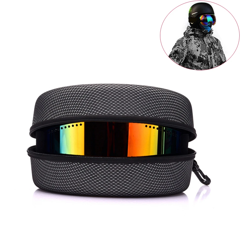 Travel Snowboard Ski Goggles Case Winter Outdoor Skiing Glasses EVA Sunglasses Storage Box Crush-resistant Case 3