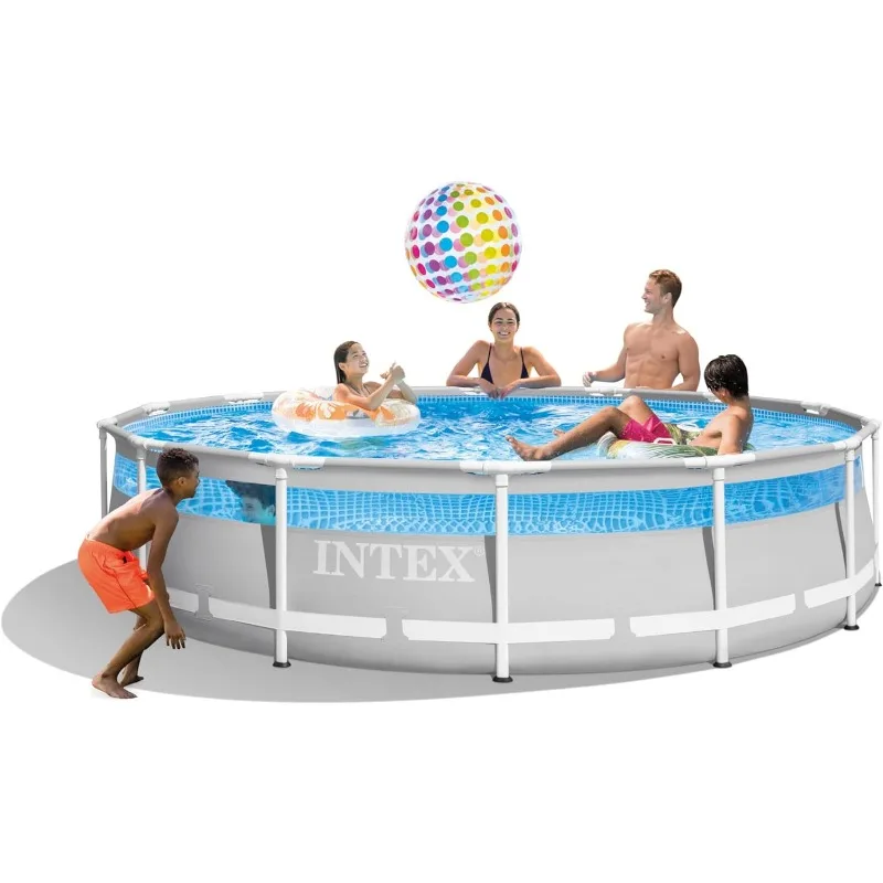 

26721EH, призматическая рамка, Clearview, наземный бассейн, набор: 14 футов x 42 дюйма-включает в себя Фильтрующий насос 1000 GPH