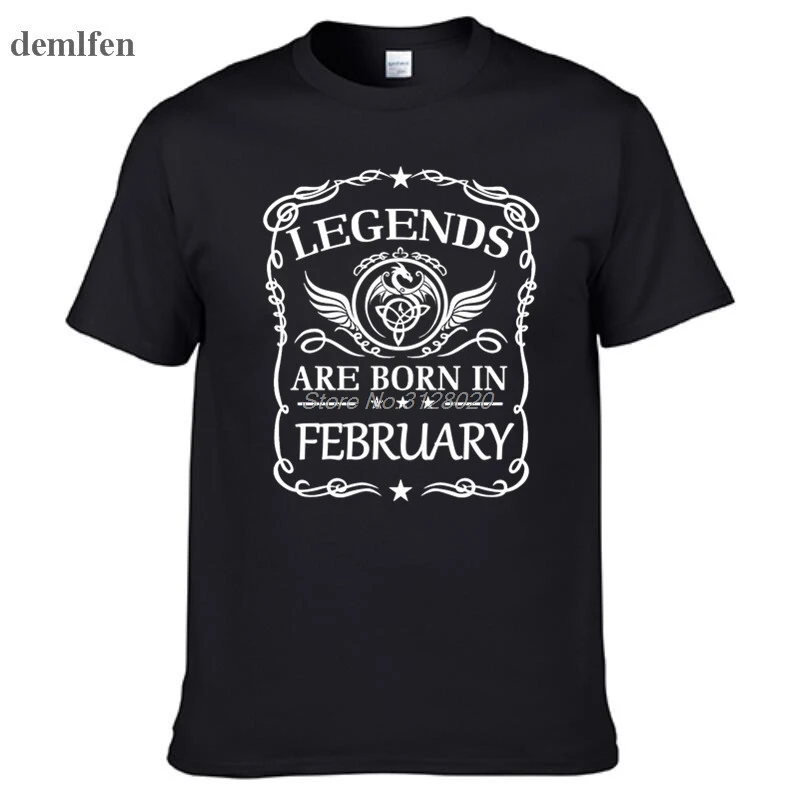 Fashion Legends February Cotton Casual Unisex Oversized T-Shirt