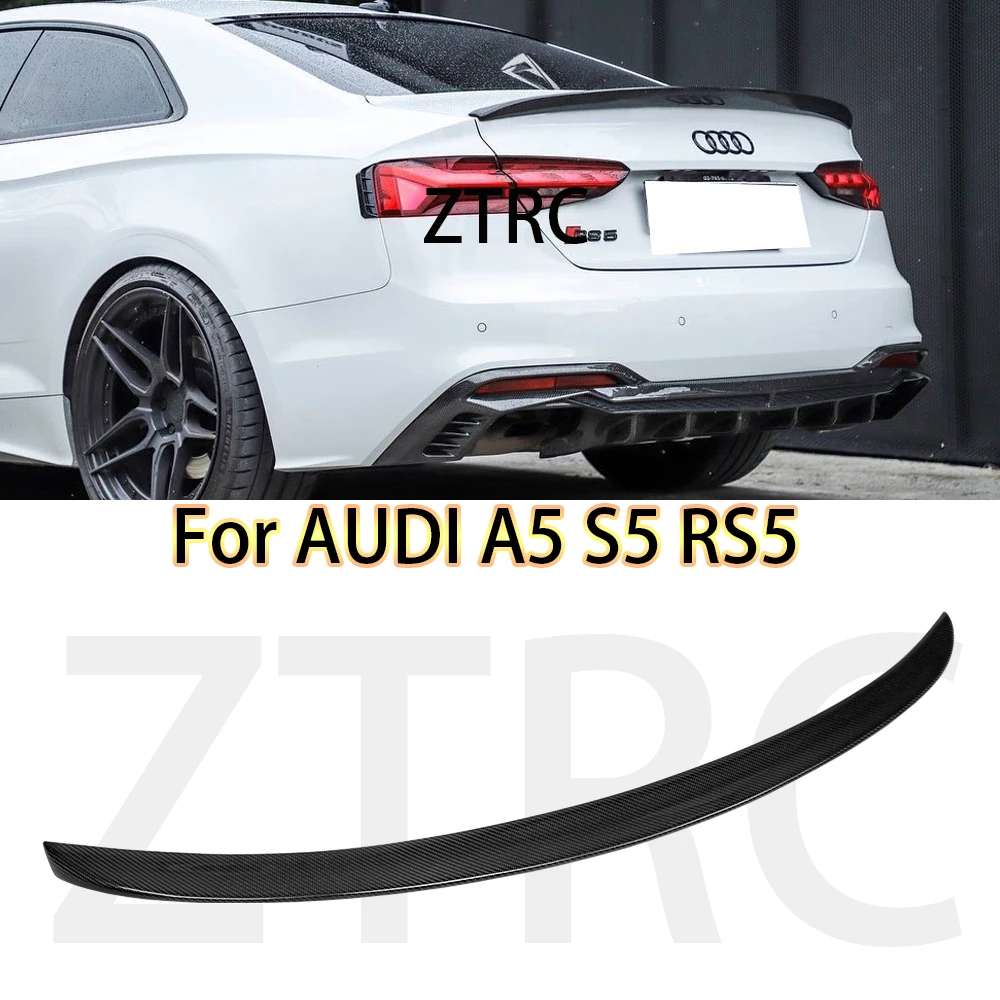 Car Spoiler For Audi A5 S5 RS5 B9 B9.5 B10 2Door 4Door Sportback/Coupe/Convertible S Style Real