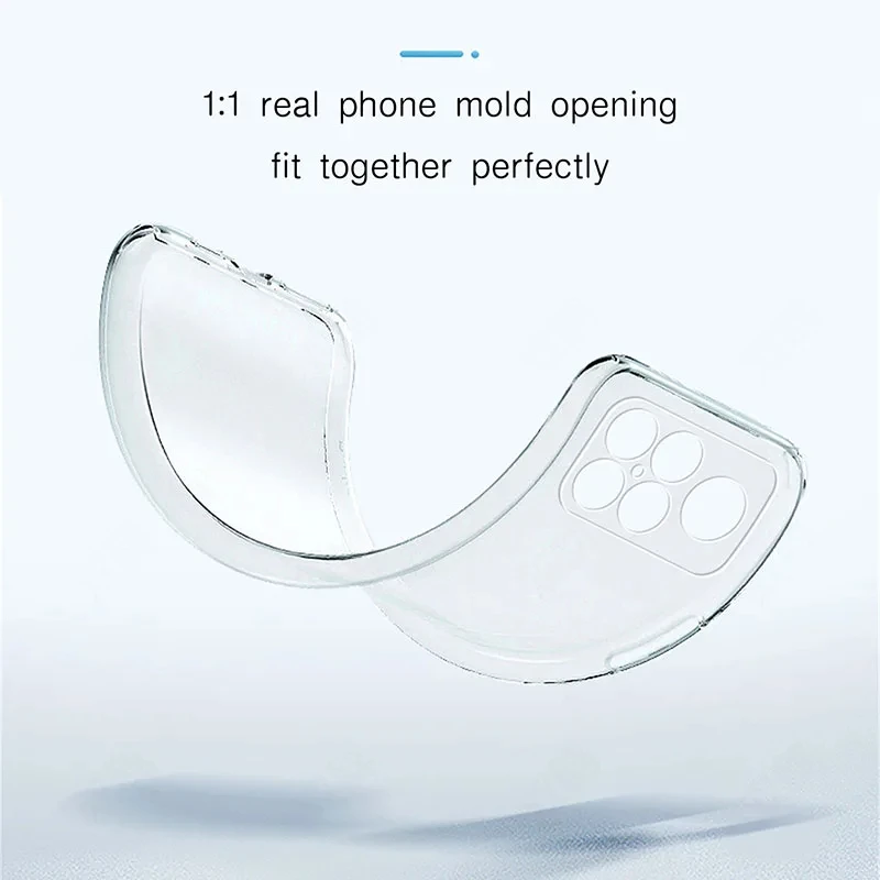 Ultra Thin Clear TPU Phone Case - Ultra Flexible & Durable Transparent Silicone Cover