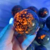 Natural crystal Yooperlite Sphere Crystal Stone Chakra Ball Energy Wicca Flame Stone Reiki Healing Spiritual Witchcraft Gift 3