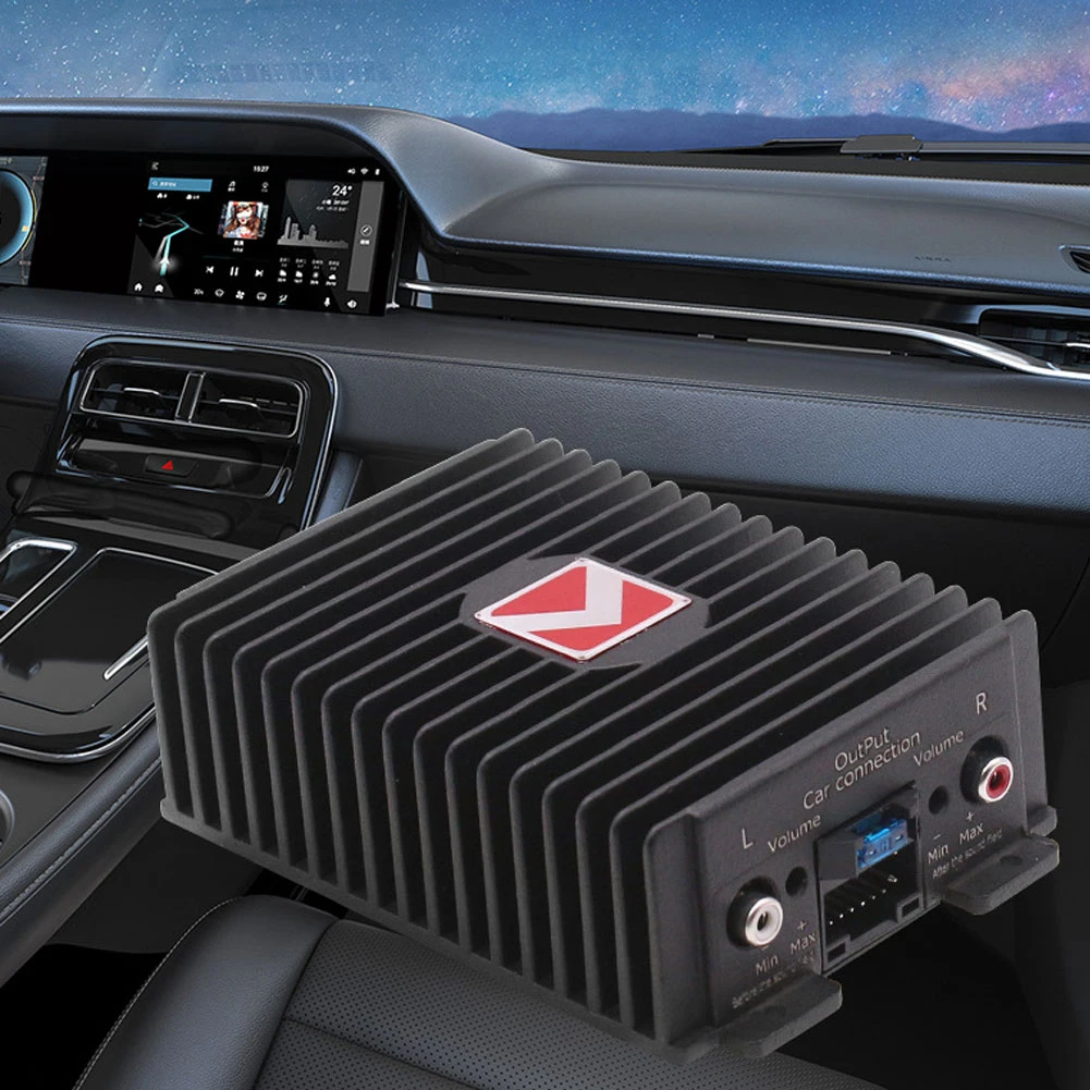 Android Navigation DSP Amplifier Box Aluminum Shell Car Stereo Audio 4 x 80W High Power Sound Upgrade DSP Amplifier Box car audio amplifier box