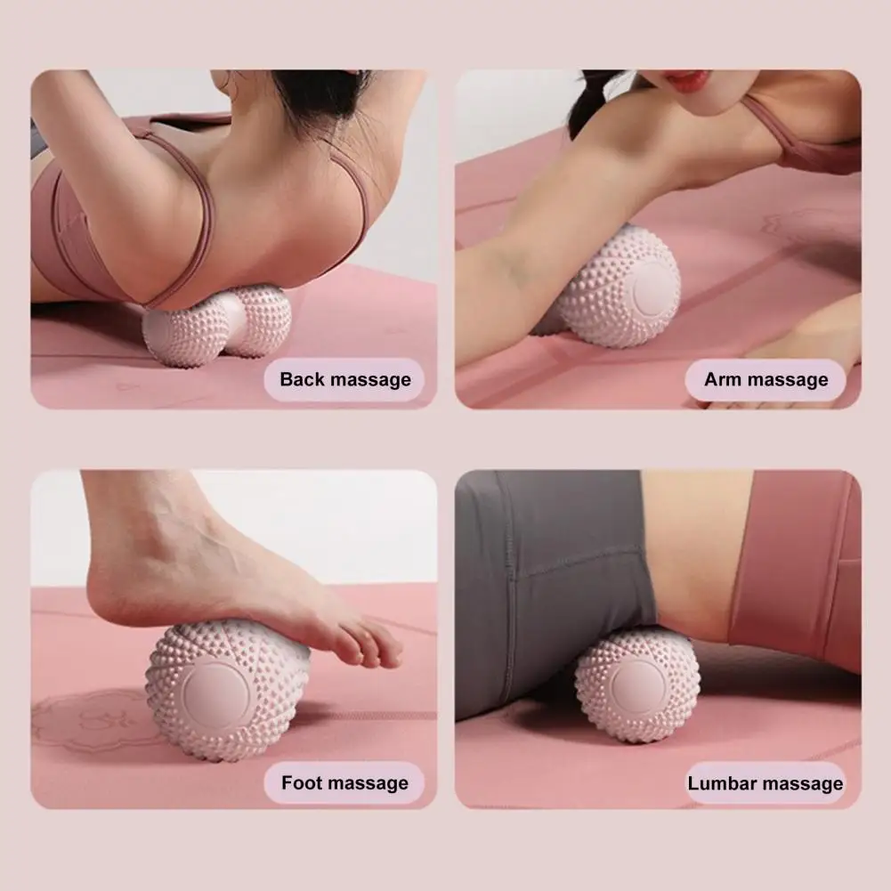Yoga Peanut Balls Body Massage Fascia Ball Suit Foam Block High Density Muscle Relaxation Lacrosse Exercise Fitness Relieve Pain