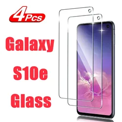 Premium 10D Tempered Glass Screen Protector, 1/4 Pack - 1 pieces (For Galaxy S10e)