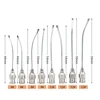 1Pcs Stainless Steel Birds Feeding Syringe Tube Nozzle Rats and Mice/Parrots/Birds/Poultry/Pets Elbow Gavage Needles 6