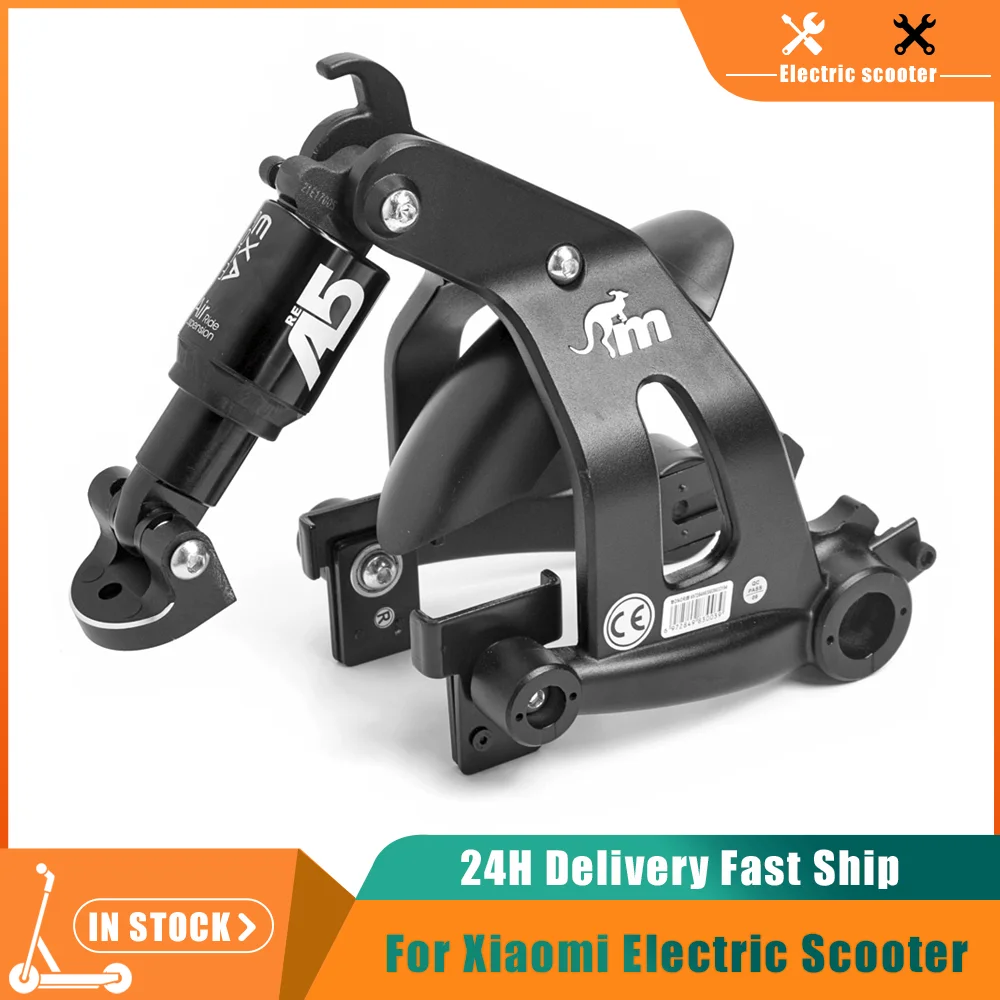 Monorim Mre Sospensione Aggiornamento Nero Compatibile Per Xiaomi M365/1S/Es/Pro/2/Mi3 Accessori Mre V.S Versione Assorbimento Degli Urti Par