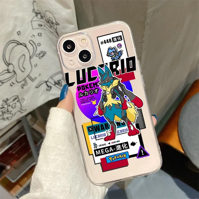 Pokemon Pikachu Phone Case For IPhone 11 12 Pro MAX 7 Plus XS XR XS Max 13 Pro 7 8 6S transparent phone c Hot Silicone Case Gift Clear ST-24406