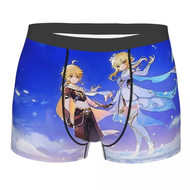 

Genshin Impact Charaters Underpants Homme Panties Man Underwear Ventilate Shorts Boxer Briefs