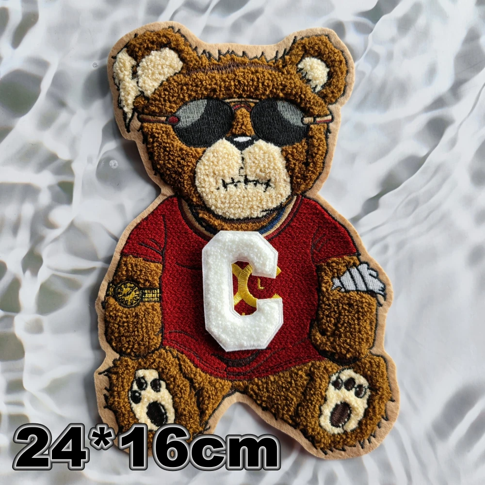 Embroidery Chenille Bear Patch,sew on Animal Cartoon Patches,bears Badges  Appliques for Clothing WF228110 - AliExpress