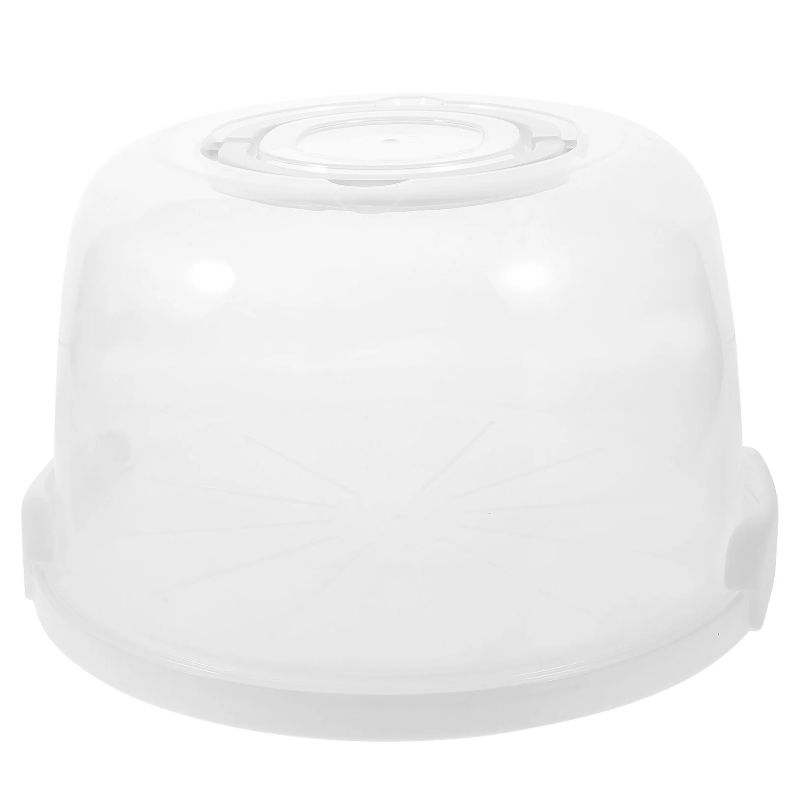 

Plastic Cake Carrier Lid Handle Round Pie Saver Cupcake Box Cake Keeper Case Bread Cake Carrying Box Transport Cake Holder Tray
