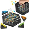 Chain Triangle Chess Game Triggle Rubber Band Game Educational Interactive Game Battle Set For Family Party Gift 2