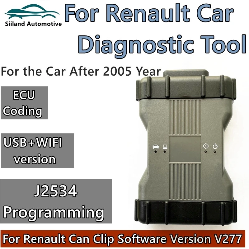 

2023 Latest For Renault CAN CLIP V227 Diagnostic Programming For Renault VCI Scanner Obd2 Automatic Diagnostic Interface