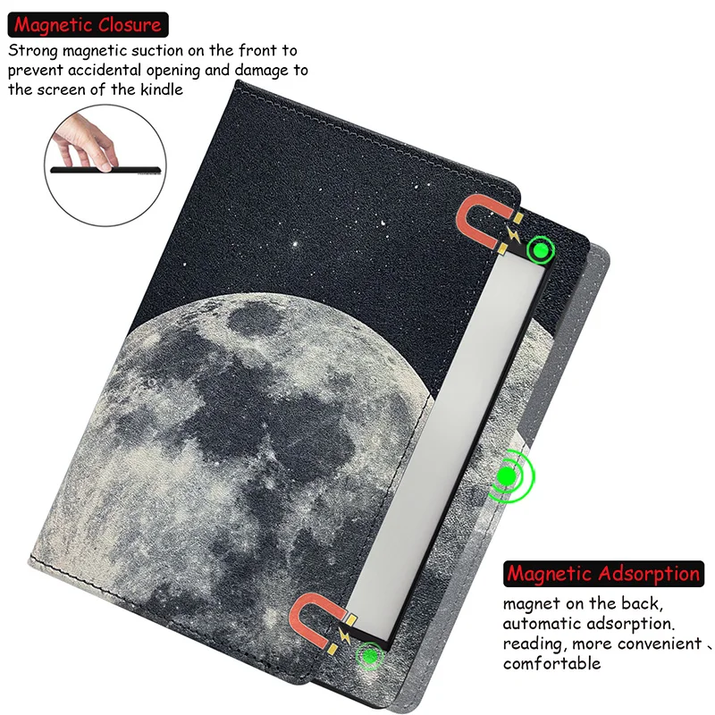 Dual Hand-Held Stand Case with Smart Sleep-Wake Function