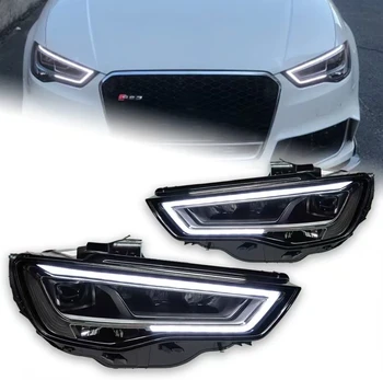 Audi A3 S3 8V0 2013 2014 2015 2016 Full LED Headlight Assembly Upgrade | Plug and Play | DRL Turn Signal Low High Beam