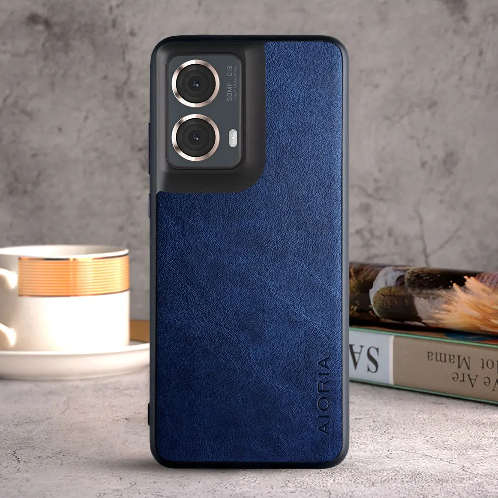 Luxury Vintage Leather Phone Case Cover - Premium Protective Coque