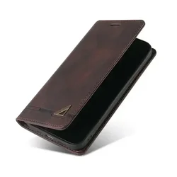 Enhanced Leather RFID Book Cover and Protective Flip Case for Mi 11 Lite (4G)(5G) (Brown)