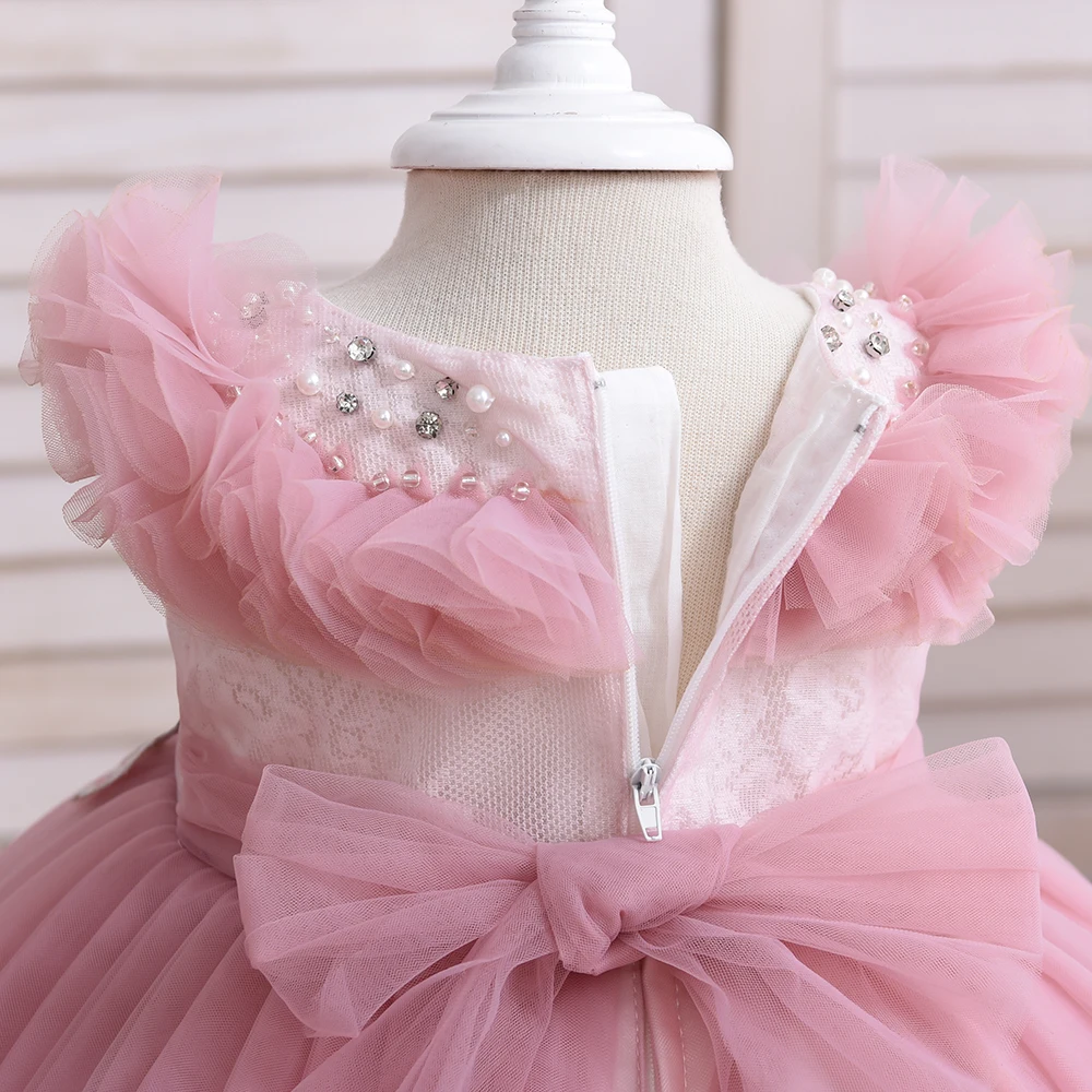 Winter Newborn Clothes Christening Dress For Baby Girl Party Wedding  Dresses Girl Baby 2 1 Year Birthday Dress Princess