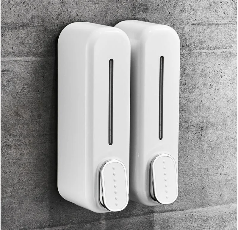 300ML Wall Mounted Hand Gel Dispenser Manual Soap Dispenser Liquid Containers for Hotel Malls Hospitals Bathroom Accessories 3