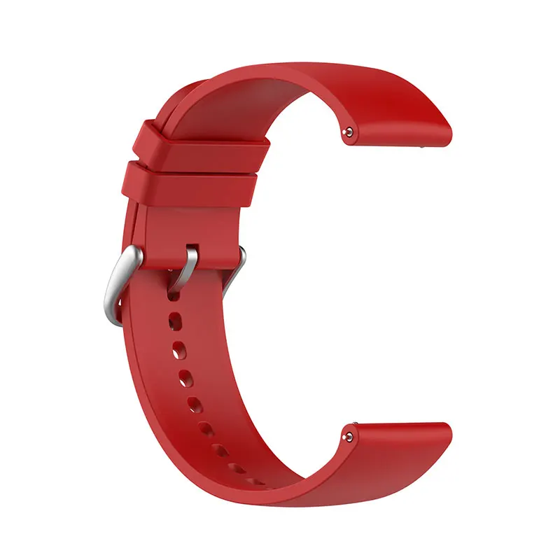 Versatile 20mm Silicone Smart Watch Strap Bracelet