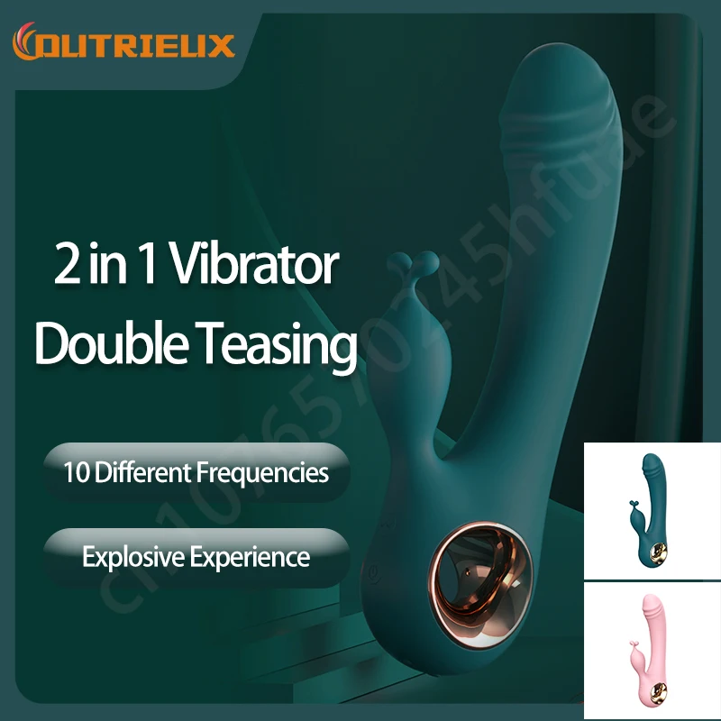Dildo Vibrator Powerful Dual Vibration G Spot Clitoris Stimulation Masturbators Vaginal Women Massager Adult For Women Sex Toys