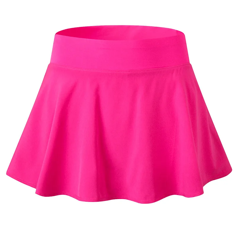 Women Tennis Skorts Female Skirts High Waist Dress Yoga Fitness Golf Badminton Wear Sport Underpant Skirt with Shorts Underneath sports skirt