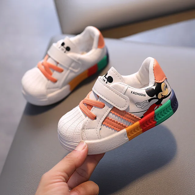 Fashion New Brand Patchwork Baby First Walkers Classic Hot Sales Cute Girls Boys Shoes Lovely Sports Infant Tennis Sneakers 10